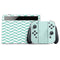 Blue White Chevron Nintendo Switch OLED (2021) Skin